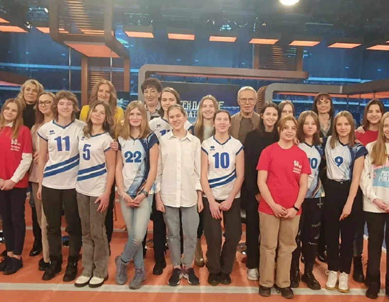 Съемки программы "Легендарные матчи" на канале "Звезда"