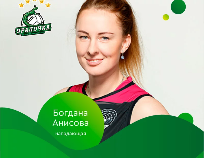 Знакомьтесь, Богдана Анисова – второй новичок «Уралочки»!